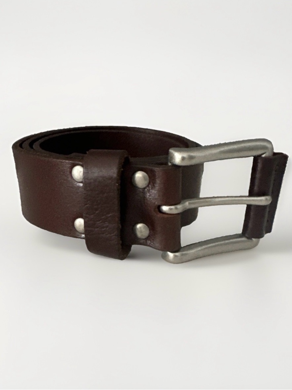 NICE LEATHER BELT MADE IN MEXICO BROWN SMALL